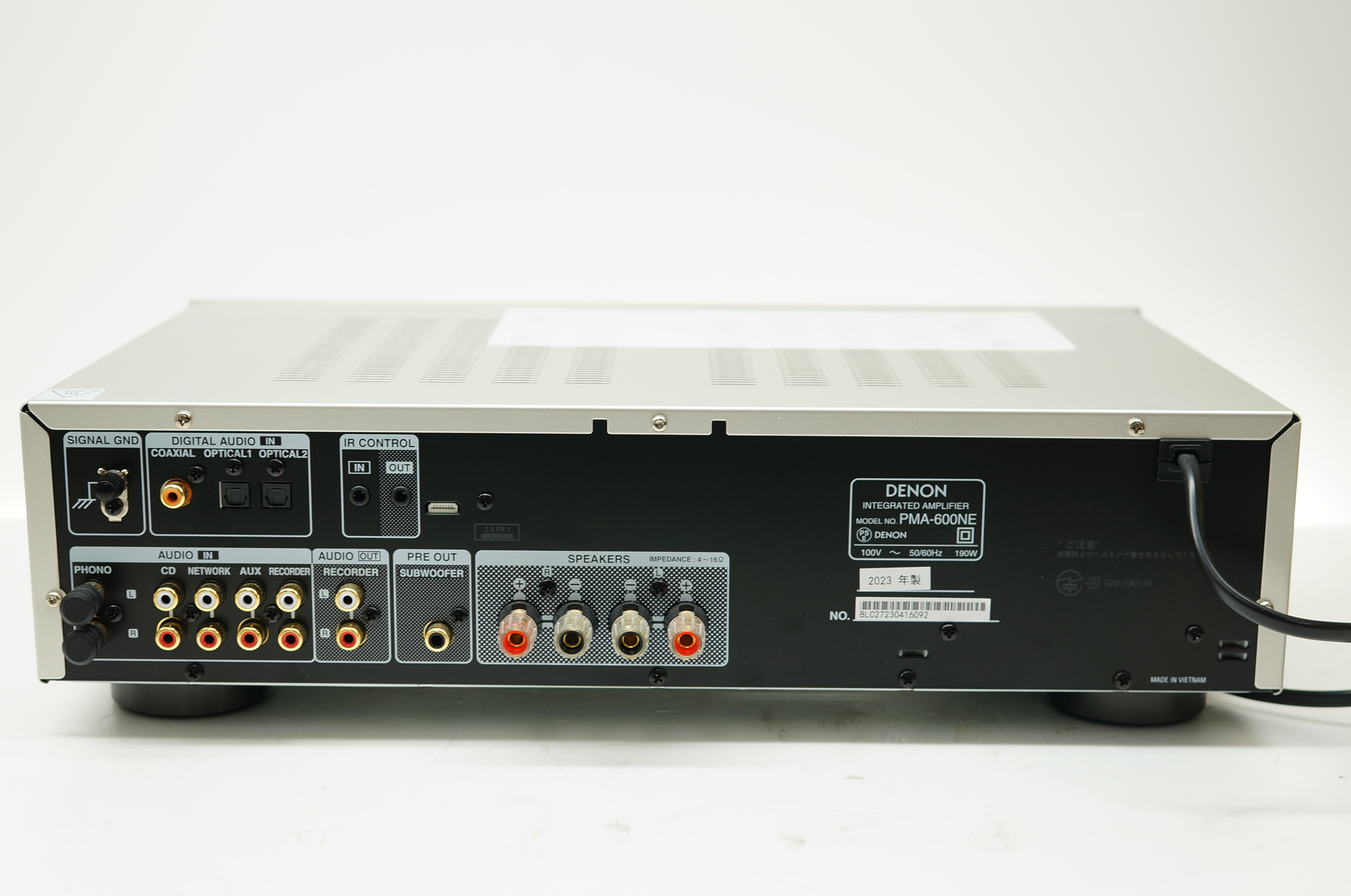 2023年製　DENON PMA-600NE プリメインアンプ　デノン DENON PMA-600NE プリメインアンプ プレミアムシルバー | ノジマ