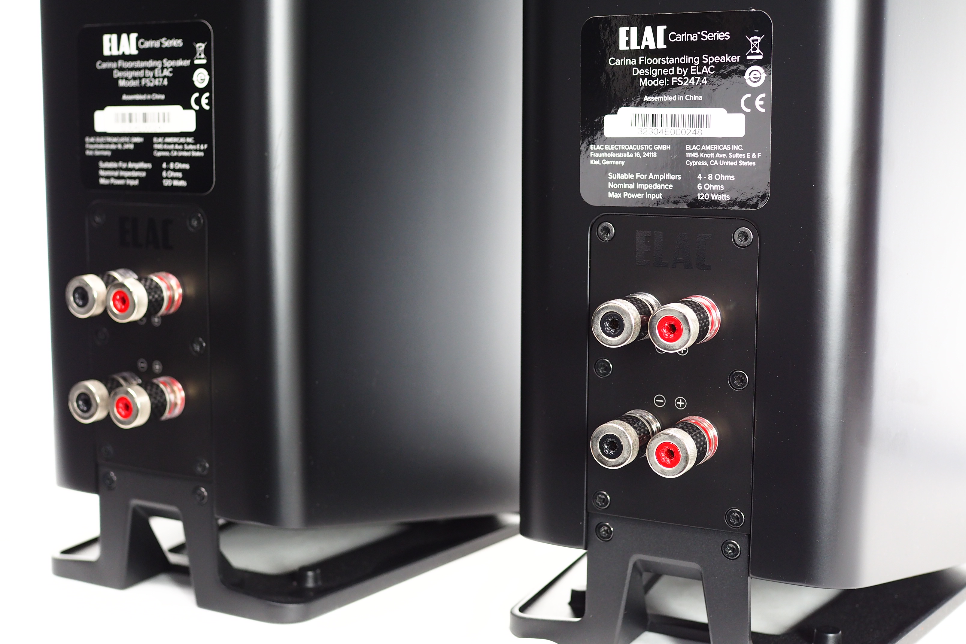 ELAC CARINA FS247.4 サテンブラック（ペア フロアスタンド・スピーカー） 価格比較