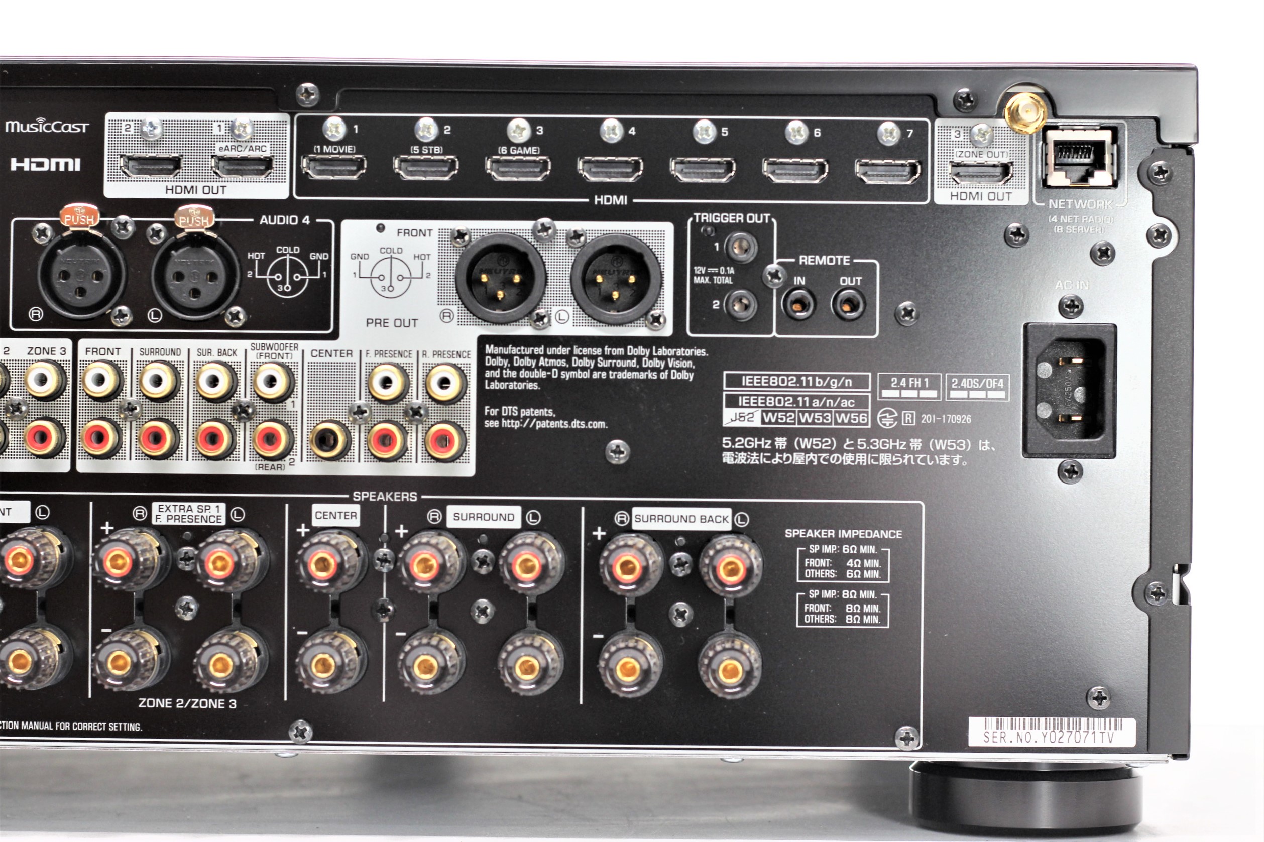 アバックWEB-SHOP / 【中古】YAMAHA RX-A6A【コード21-05097】AV アバックWEB-SHOP / 【中古】YAMAHA RX-A6A【コード21-05097】AV