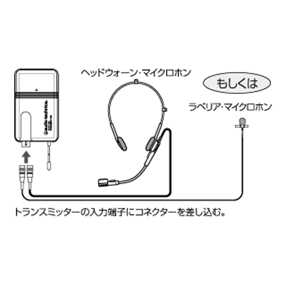 ラベリアマイクロホン　audio-technica　アバックWEB-SHOP　[オーディオテクニカ]　AT829H/P　[ワイヤレス用]