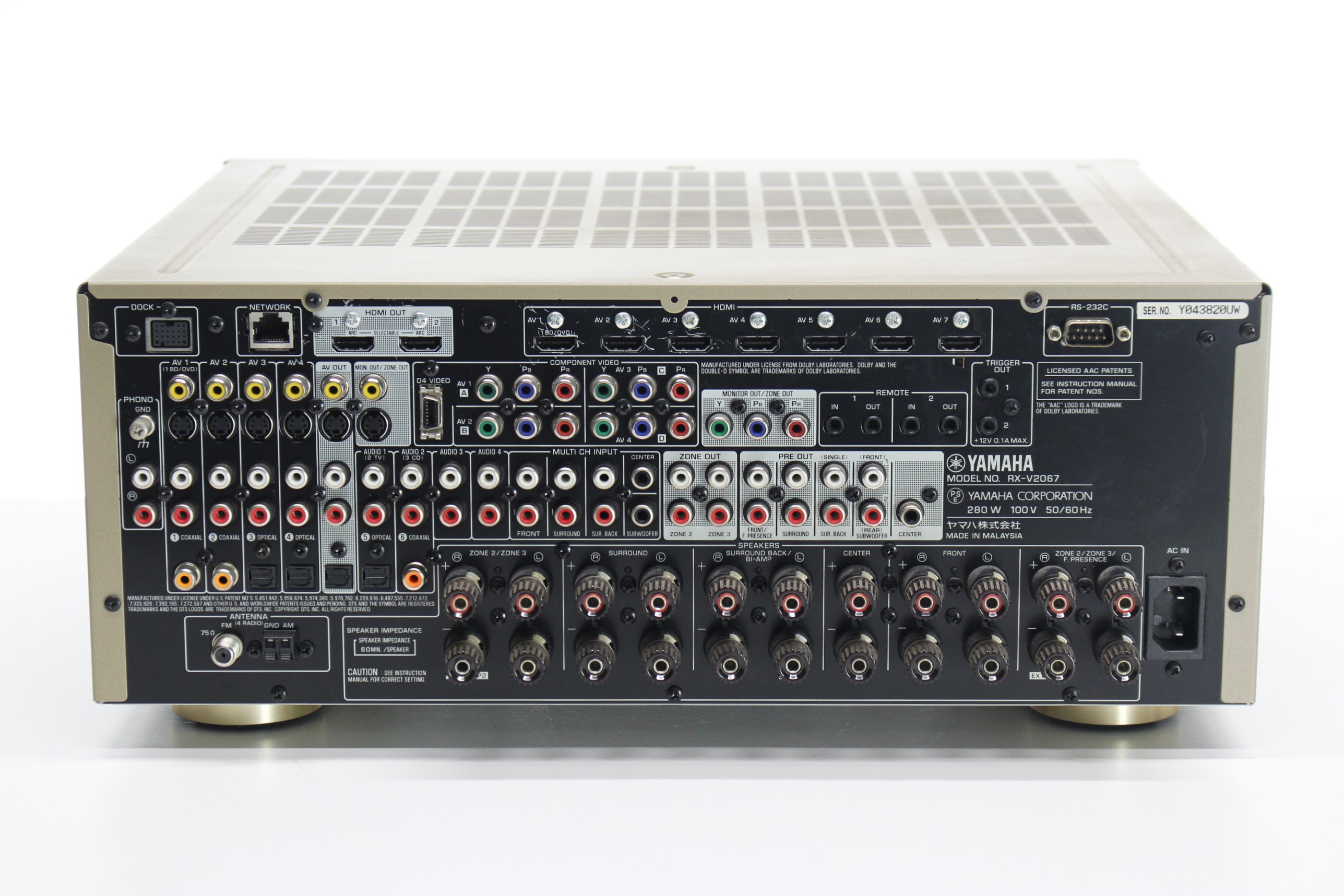 アバックWEB-SHOP / ※特価※【中古】YAMAHA RX-V2067【コード21