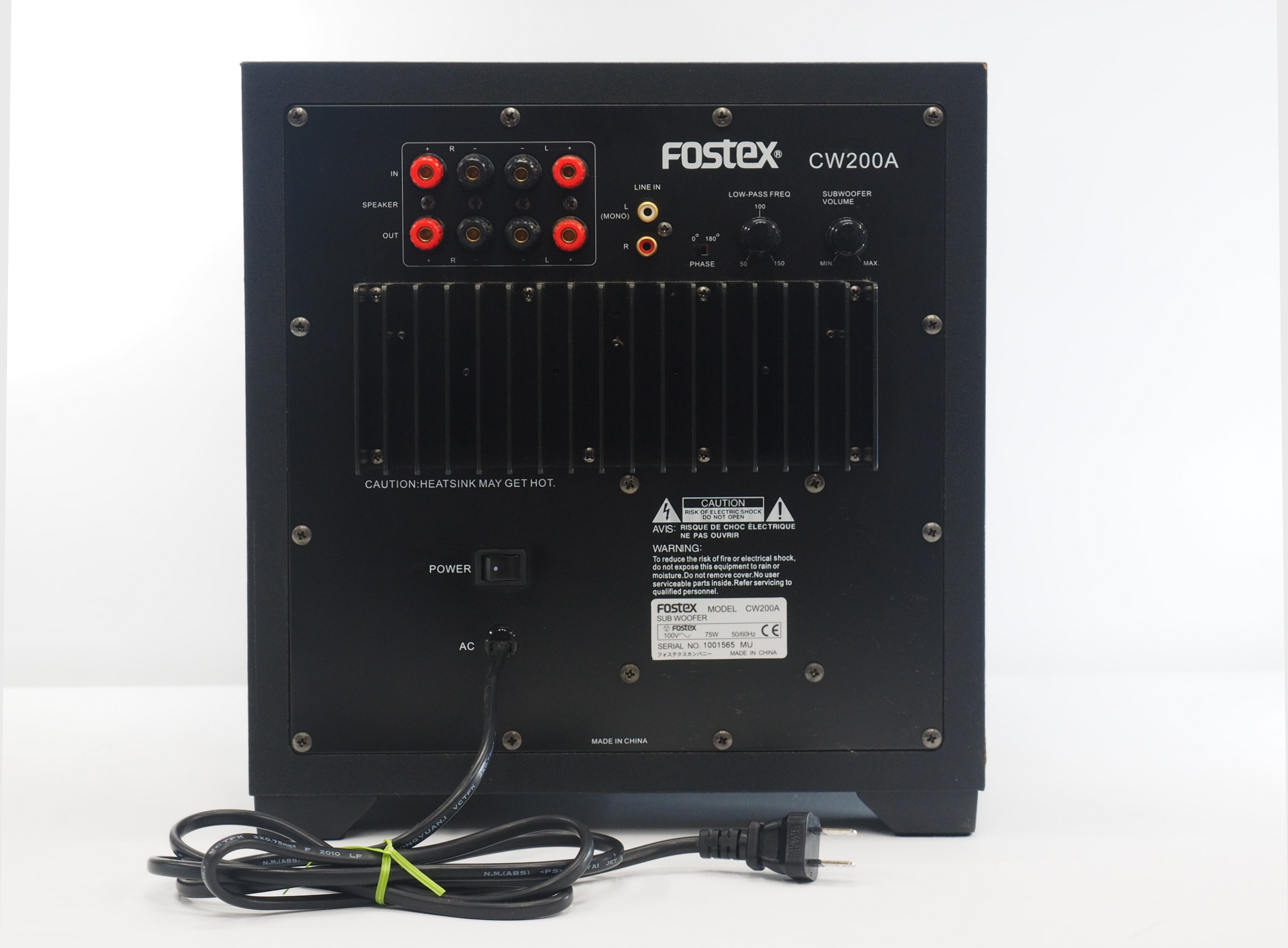 FOSTEX CW200A サブウーファー　ジャンク品 フォステクス FOSTEX CW200A サブウーファー @24696 / 中古オーディオ