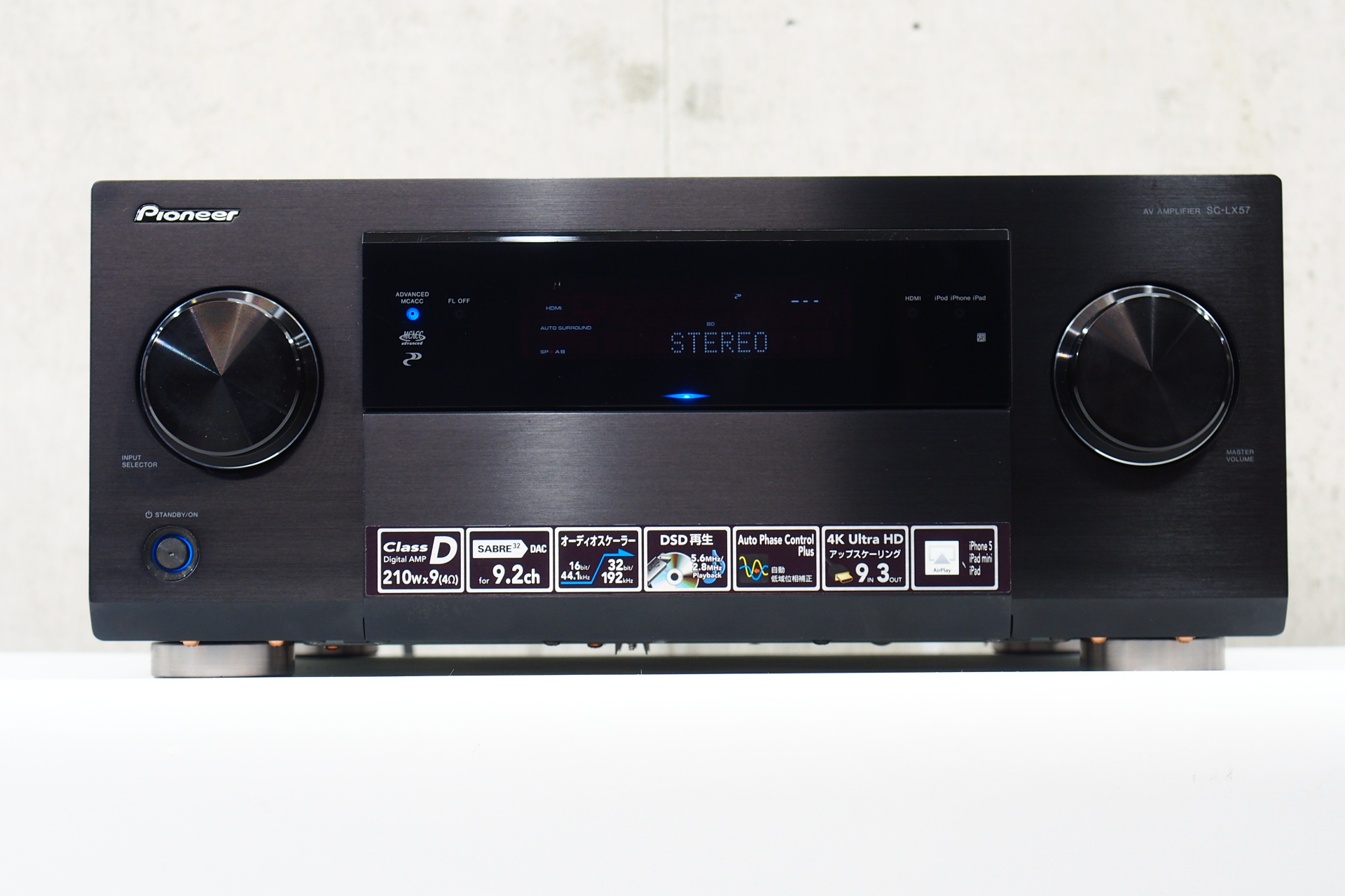 【極美品】パイオニア AVアンプ AirPlay/MHL/4K SC-LX57