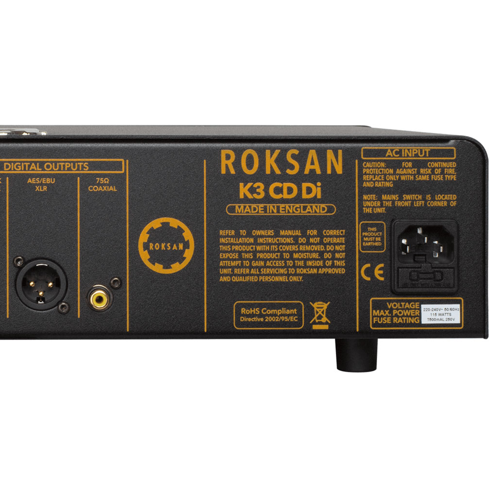 K3 CD PLAYER [ANT:アンスラサイト] ROKSAN [ロクサン] CDプレーヤー 下取り査定額20%アップ実施中！