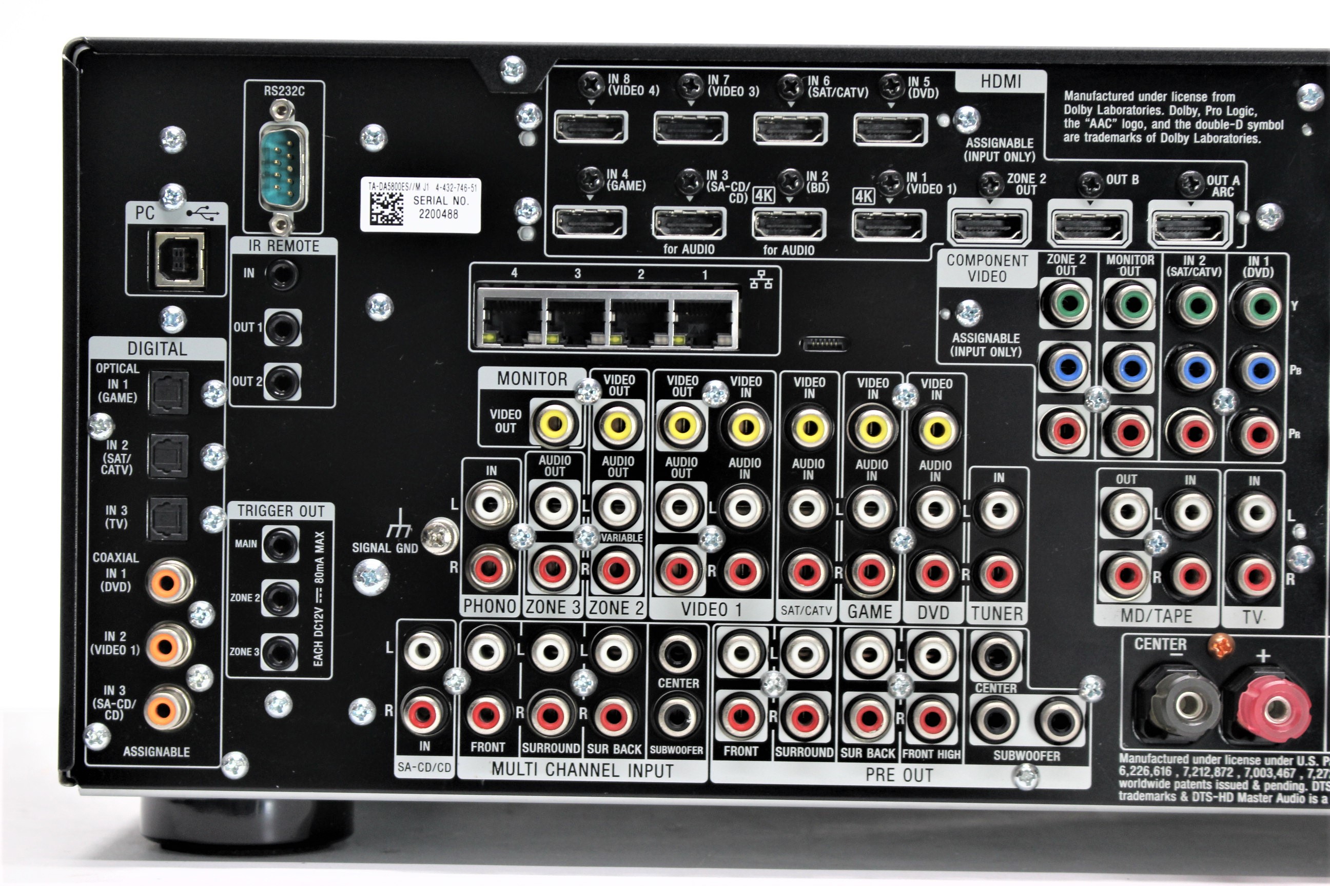 アバックWEB-SHOP / 【中古】SONY TA-DA5800ES【コード21-05339