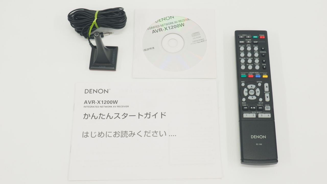 DENON AVアンプ AVR-X1200W 中古　ケーブル付属 アバックWEB-SHOP / 【中古】DENON AVR-X1200W-特【コード01