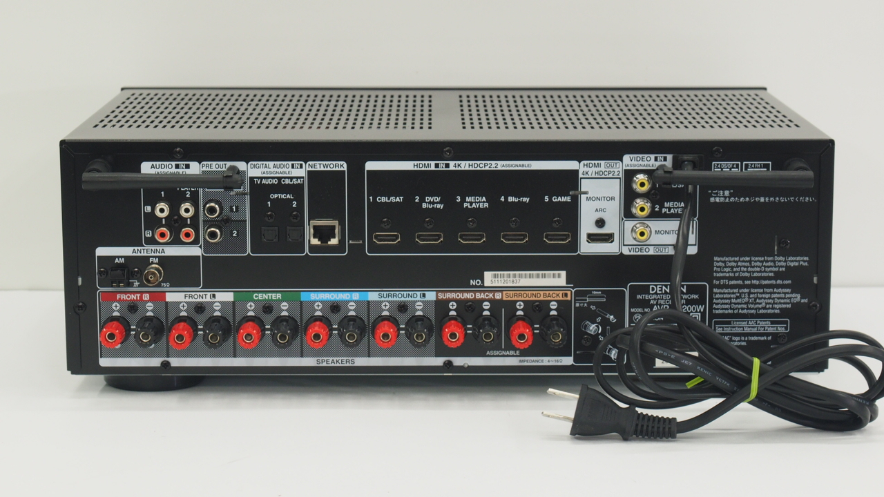 DENON AVアンプ AVR-X1200W 動作◎美品 　スピーカー 2025年最新】AVR-X1200Wの人気アイテム - メルカリ