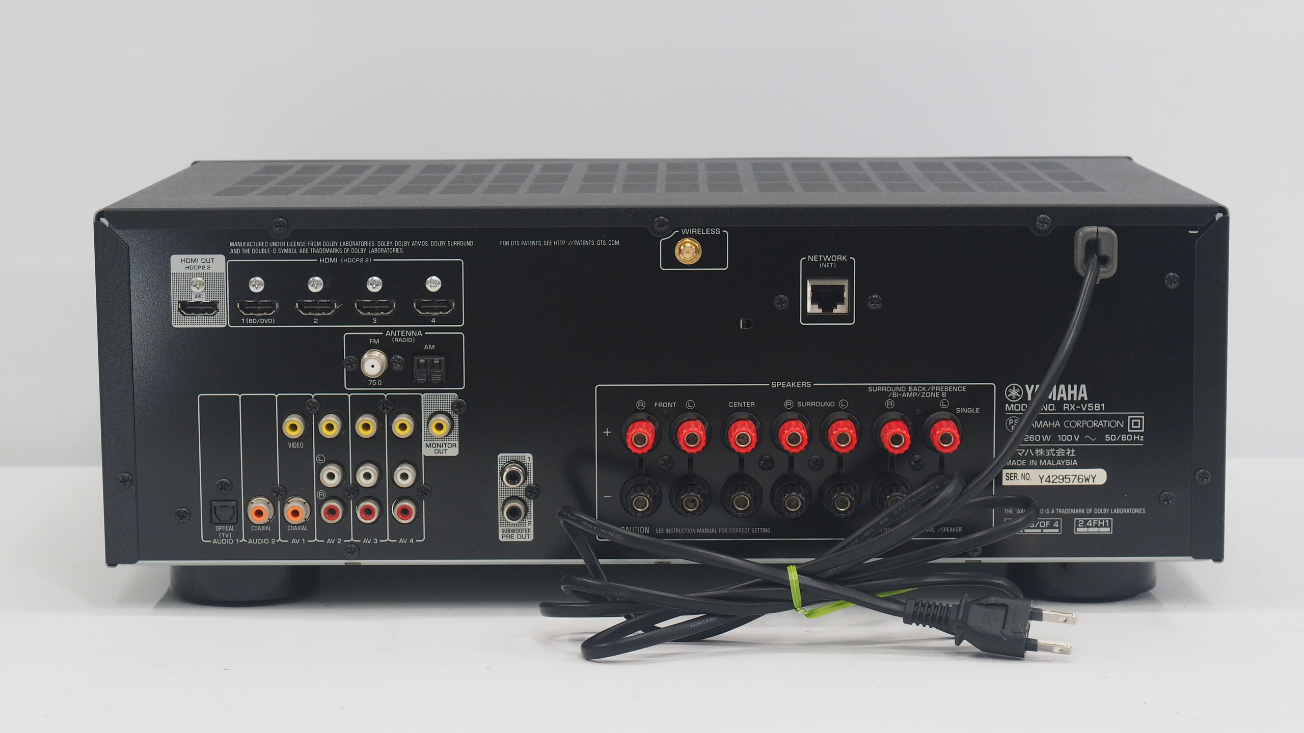 アバックWEB-SHOP / 【中古】YAMAHA RX-V581【コード10-100925】AVアンプ