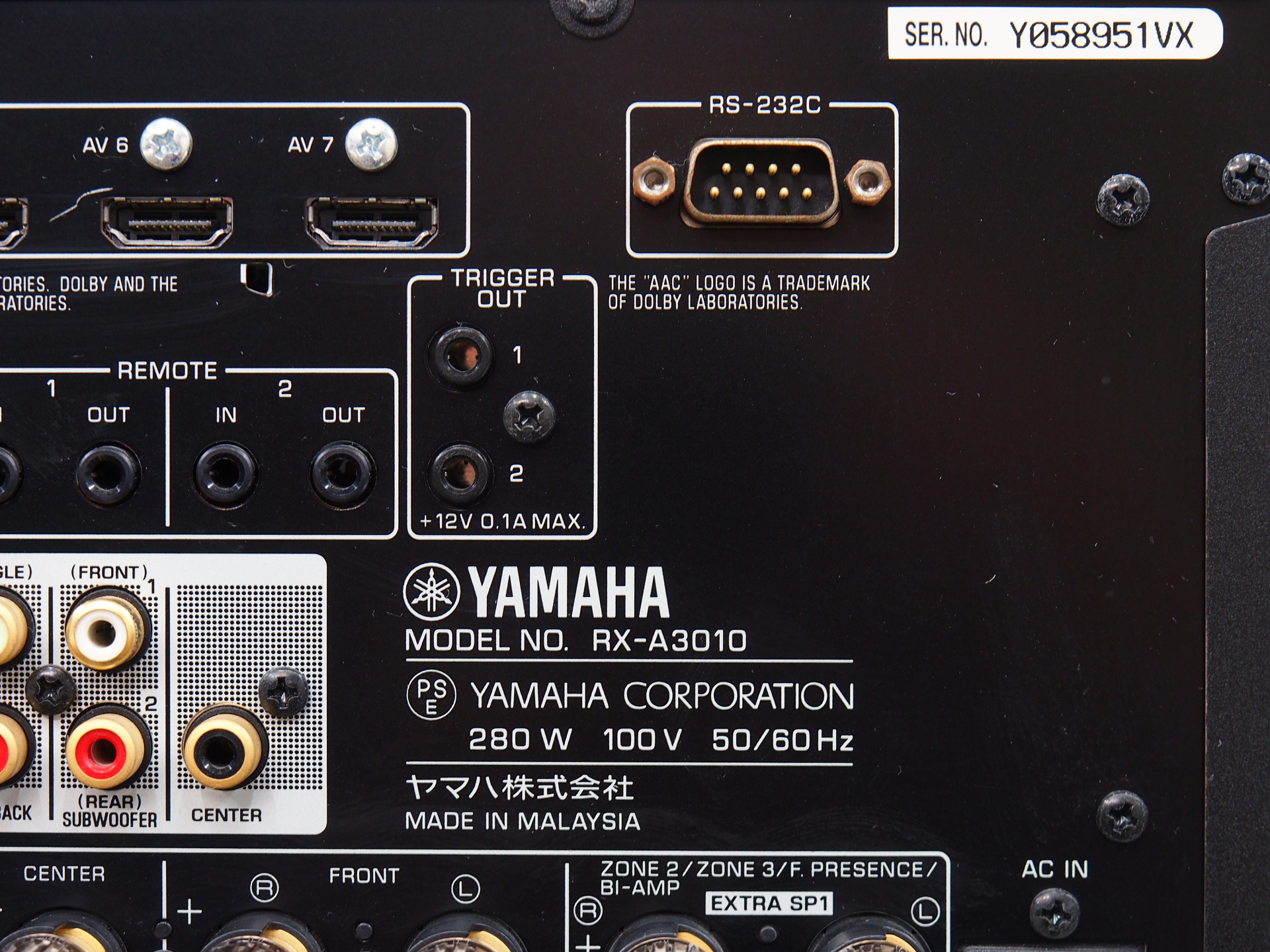 アバックWEB-SHOP / 【中古】YAMAHA RX-A3010(B)【コード01 アバックWEB-SHOP / 【中古】YAMAHA RX-A3010(B)【コード01