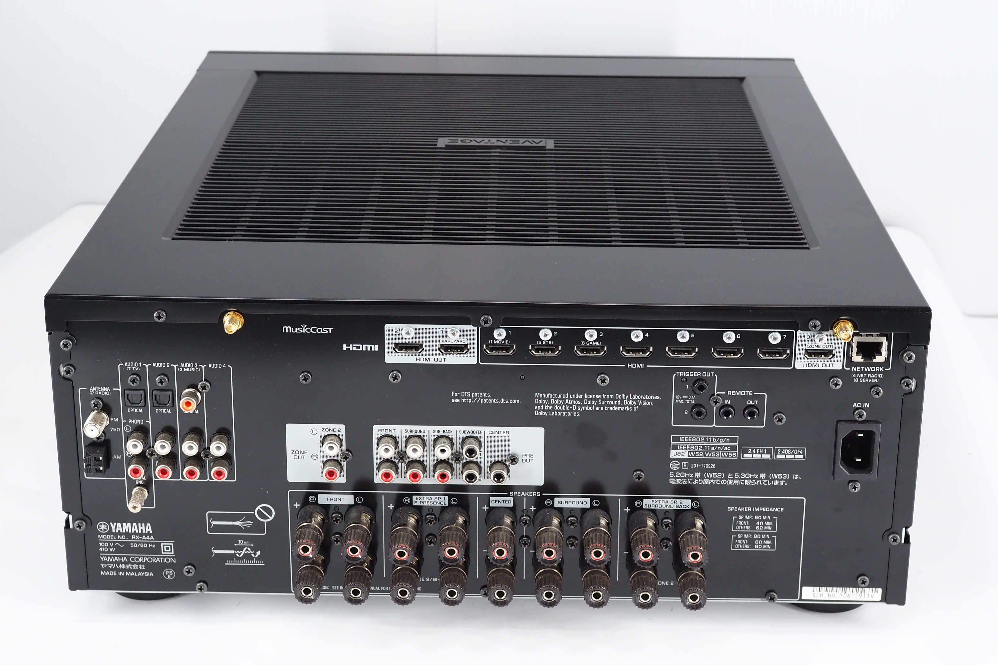 アバックWEB-SHOP / 【展示処分品】YAMAHA RX-A4A【コードW-RXA4A】AV