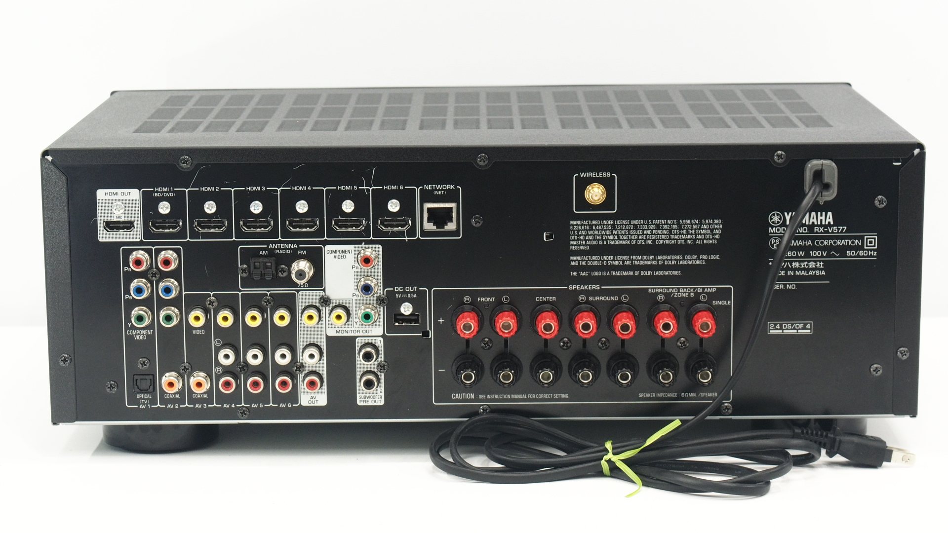 アバックWEB-SHOP / 【中古】YAMAHA RX-V577-特【コード10-101025】AV