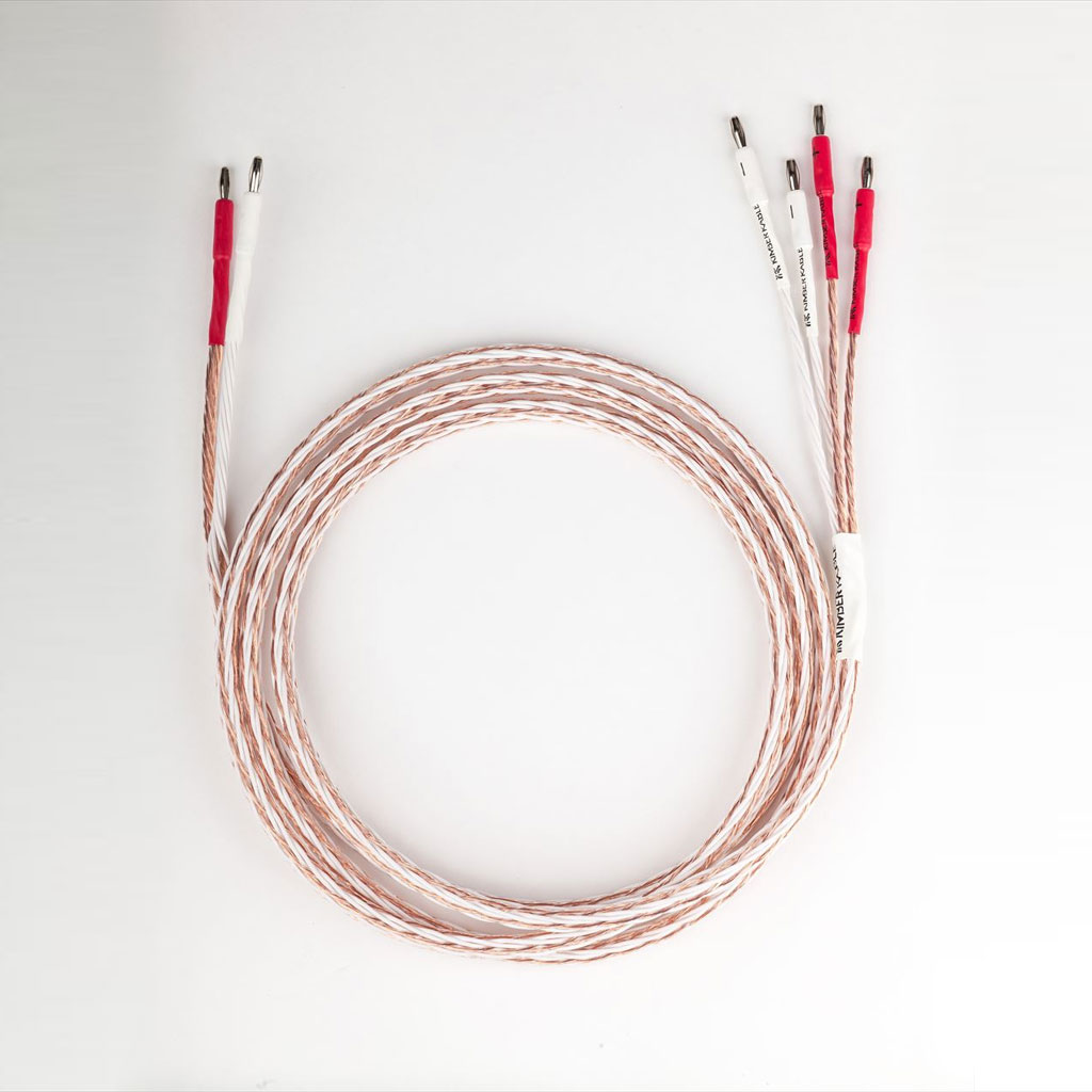 ワイヤーワールドのバイワイヤリング用スピーカーコード