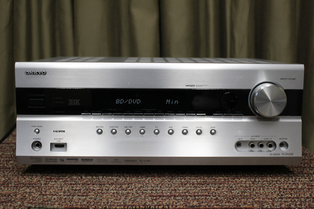 ONKYO TX-SA608(B) 7.1ch AVアンプ ONKYO TX-SA608（onkyo AVアンプ TX-SA608 動作品 スピーカー有可）