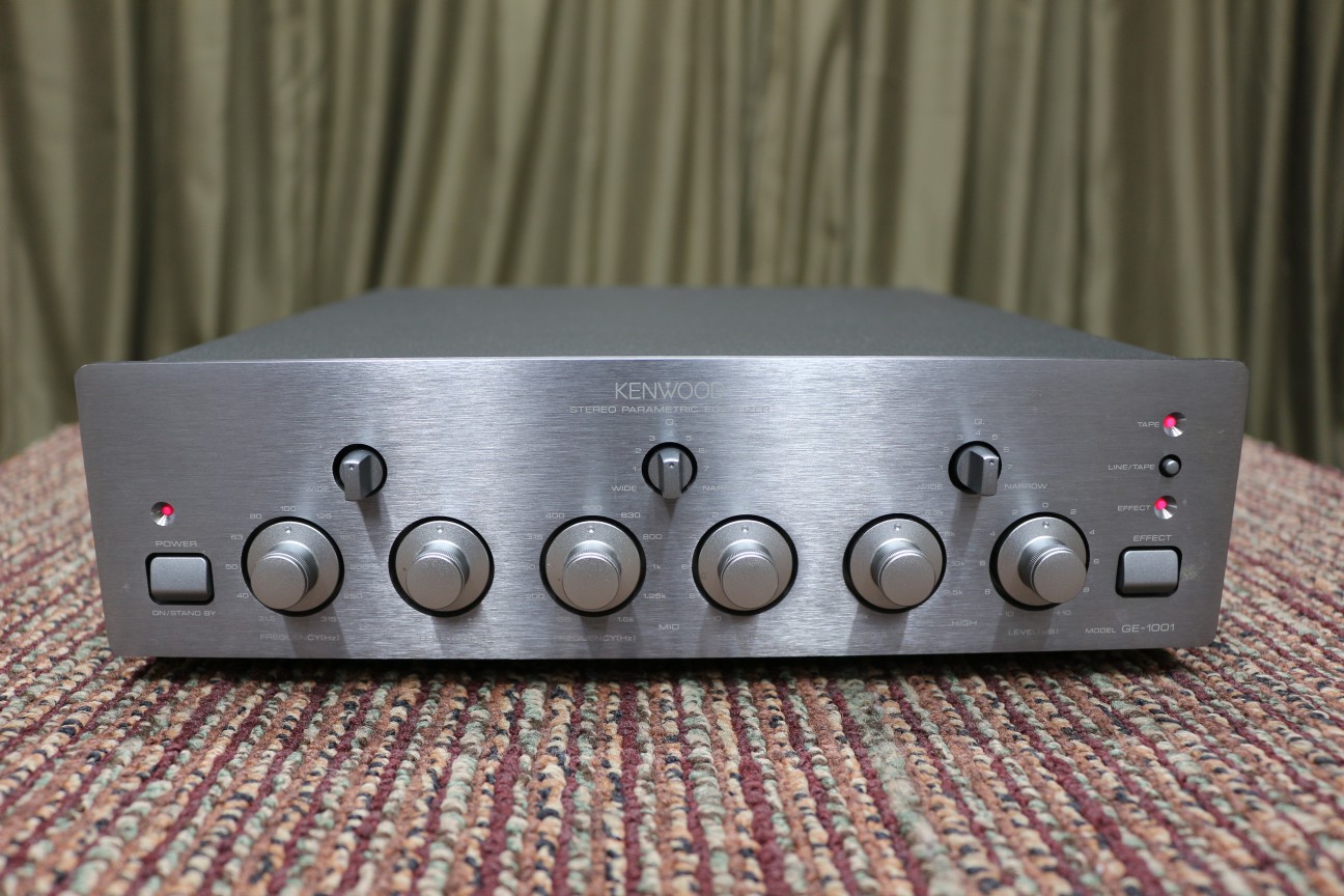 ■KENWOOD GE-1001　動作確認、クリーニング済■ 正常動作品 KENWOOD/ケンウッド ステレオグラフィックイコライザー GE-1001