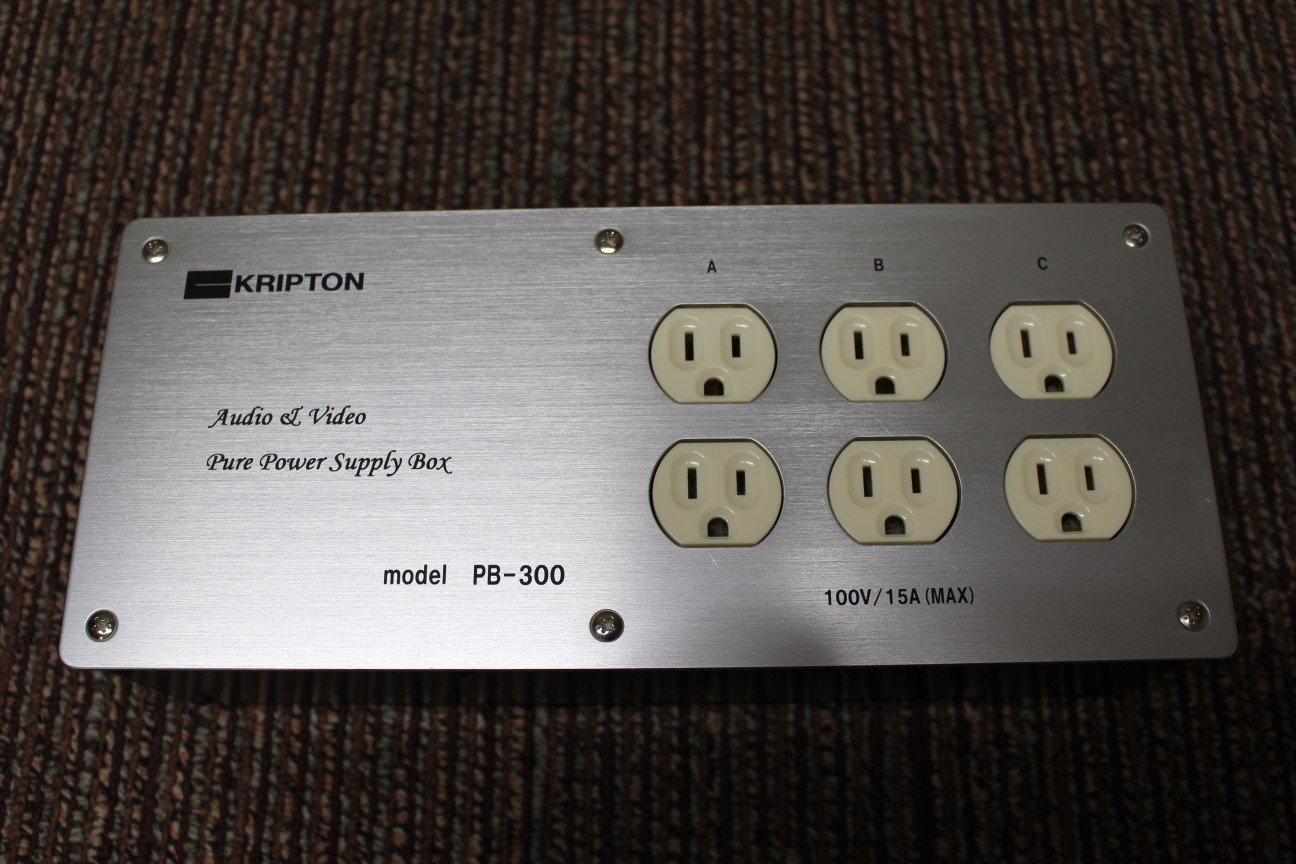 オーディオ機器 その他 KRIPTON オーディオ用電源ボックスPB-300 新製品 blog.brandili.com.br