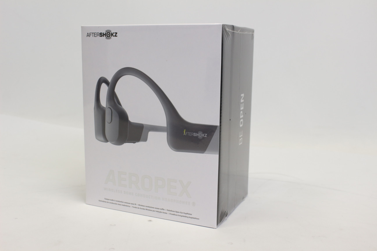aftershokz aeropex lunar grey