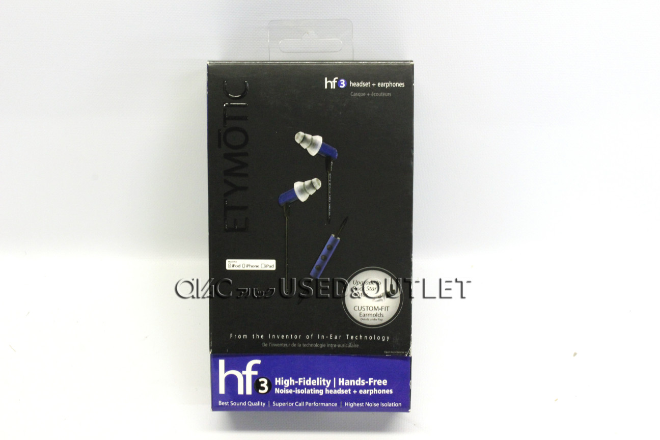 【買取】 ETYMOTIC RESEARCH hf3 BLUE 【コード0098328】 買取サイトのアバック