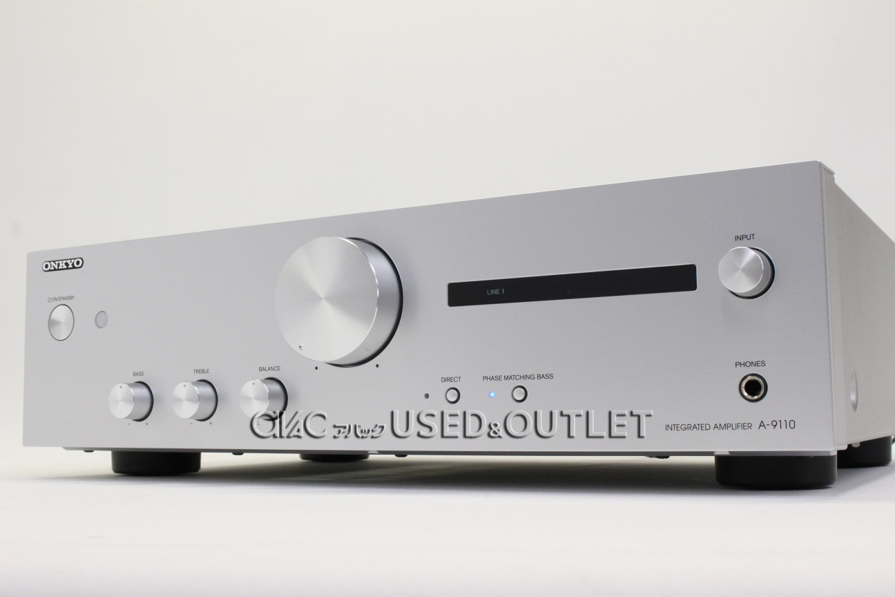 ONKYO A-9110 プリメインアンプ シルバー A-9110(S) globalrecibos.com