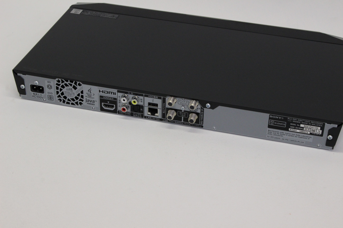 中古】SONY BDZ-EW1100【コード00-99050】 | 中古販売・買取サイトの 純正ストア BDZ-EW1100 SONY ブルーレイレコーダー