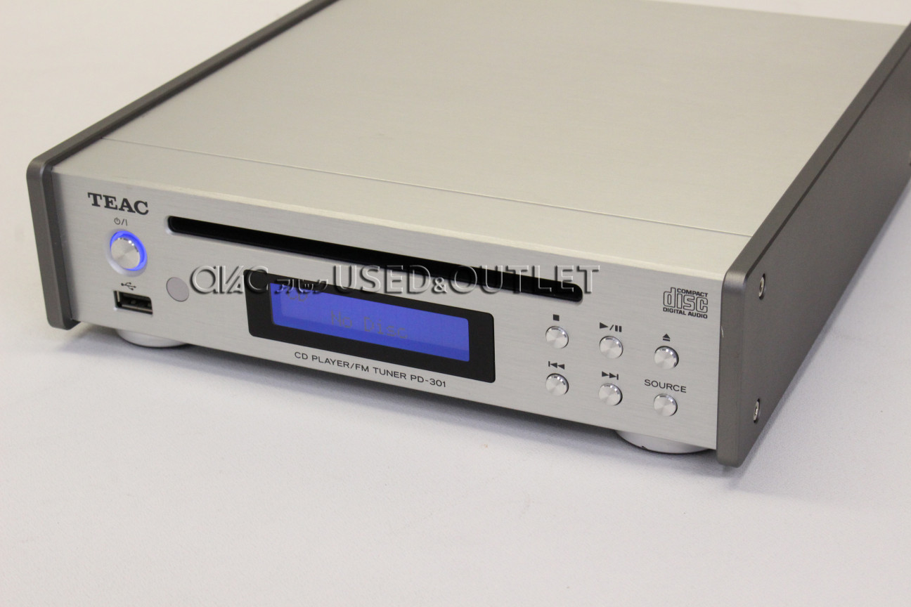 リモコン TEAC さくら山器 - 通販 - PayPayモール PD-301-X/S CDプレーヤー/FMチューナー ワイドFM USB