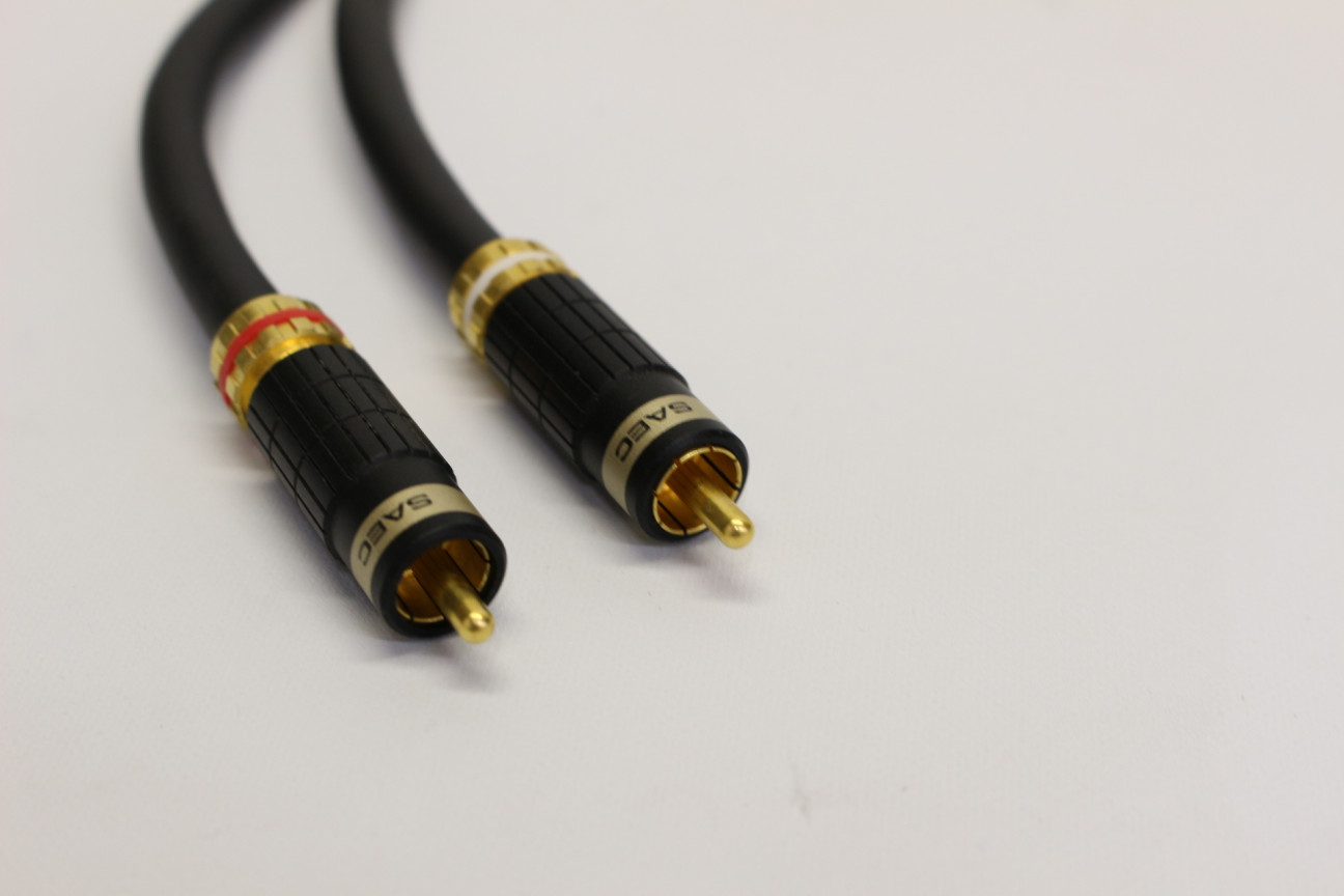サエク RCAケーブル 0.7m SAEC ペア SL-1980-0.7 返品種別A