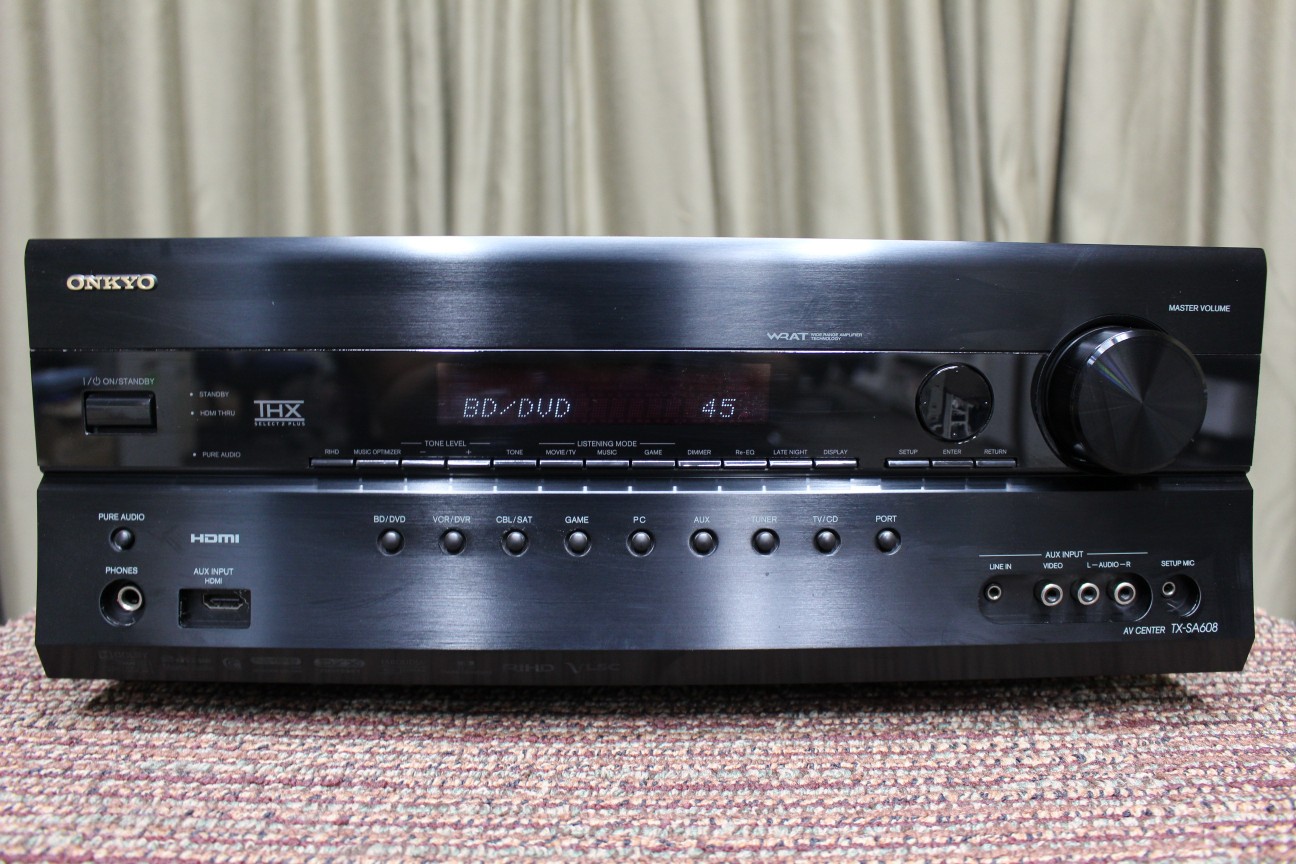 【黒犬】ONKYO AVアンプ TX-SA608 ONKYO AVアンプ ブラックTX-SA608値下げ交渉可 - メルカリ