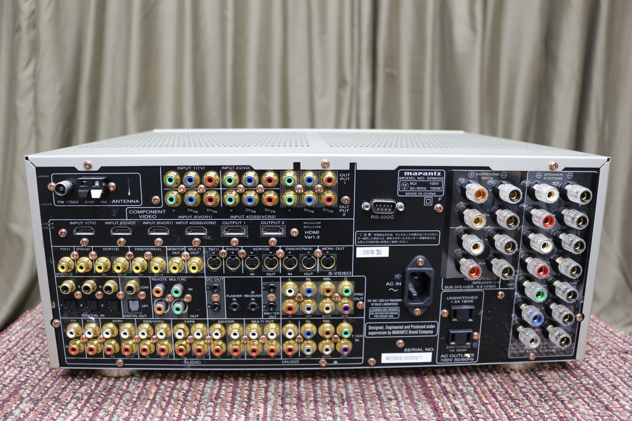 【中古】marantz SR8002【コード0091609】 中古販売・買取サイトのアバック