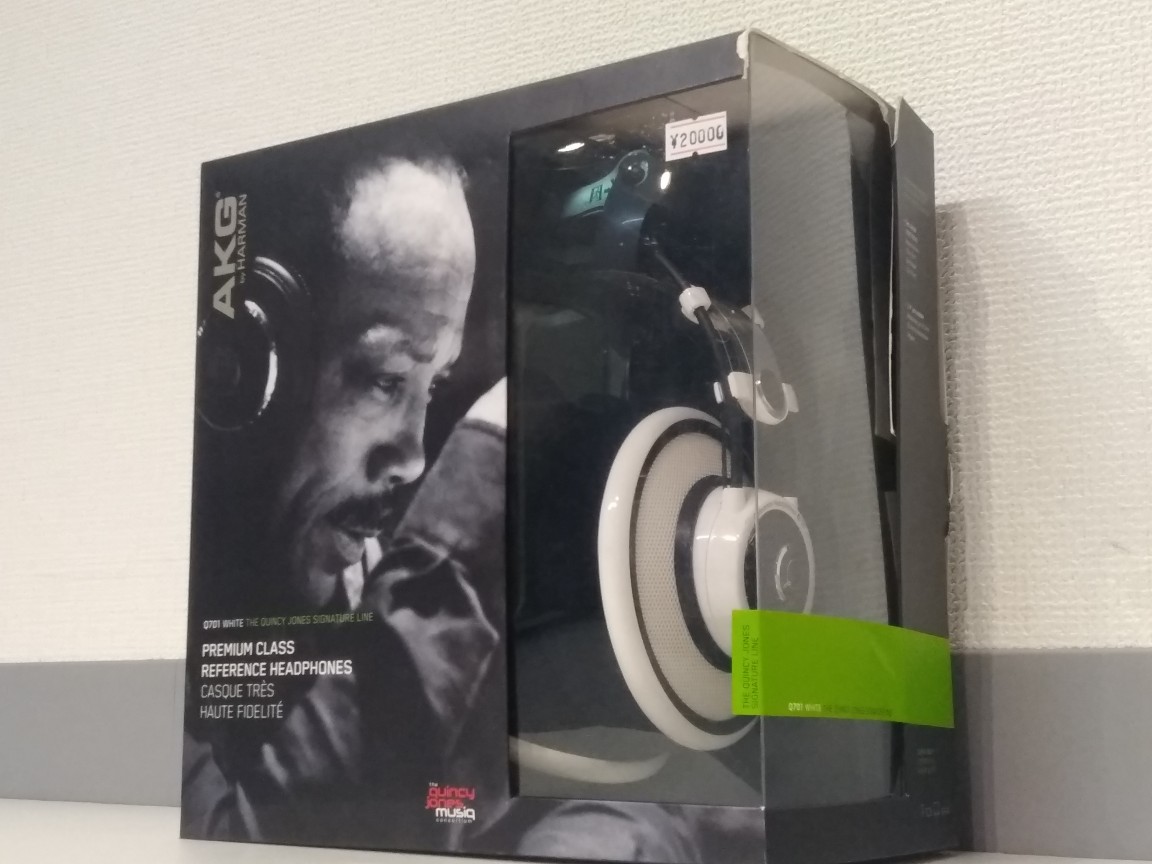 アウトレット】AKG Q701(WHT)【コード29-00127】 | 中古販売・買取 廃盤商品 K701ヘッドホン AKG ヘッドフォン