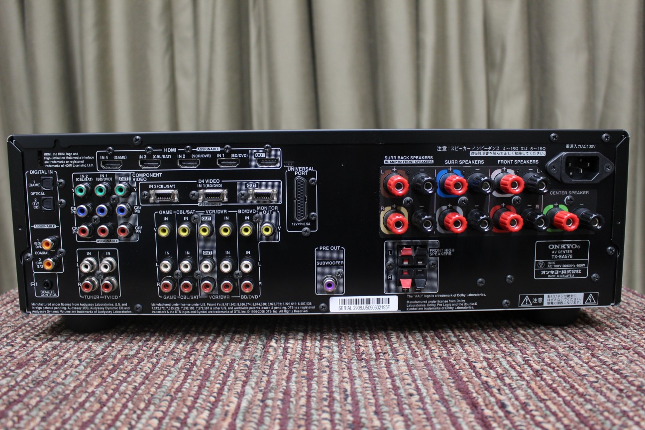 中古】ONKYO TX-SA578【コード00-97060】 | 中古販売・買取サイトの 