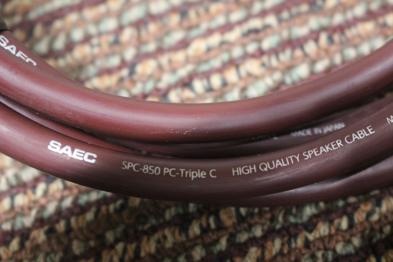 永遠の定番モデル 空豆4478SAEC サエク SPC-850 PC-Triple C導体 2本